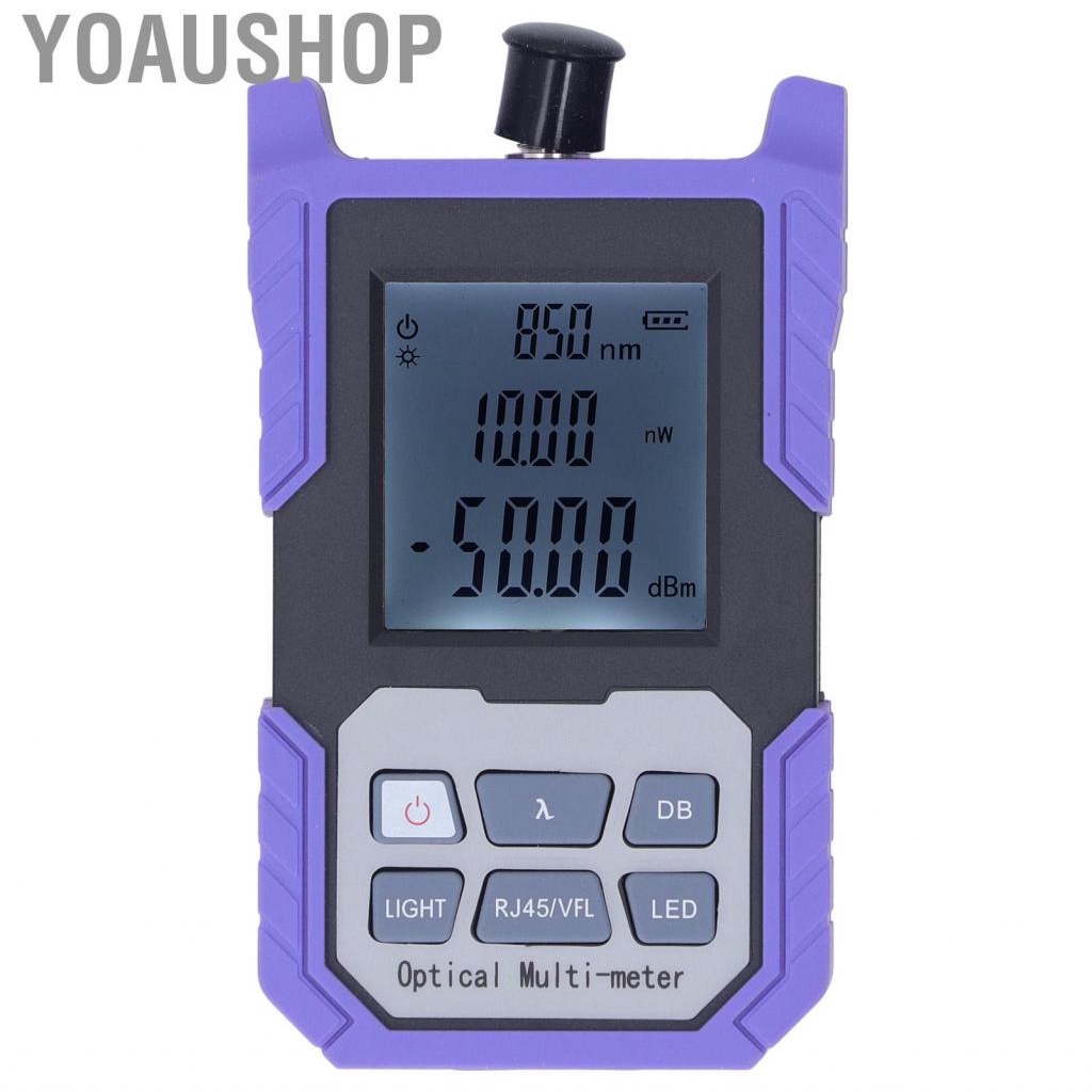 Yoaushop Optical Power Meter with Flashlight High Accuracy Fiber Light ...
