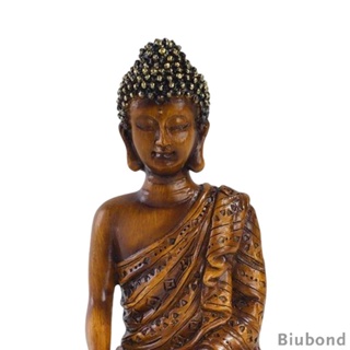 [Biubond] ฟิกเกอร์เรซิ่น รูปปั้นพระพุทธรูปไทย สําหรับตกแต่งห้องนั่งเล่น สวน
