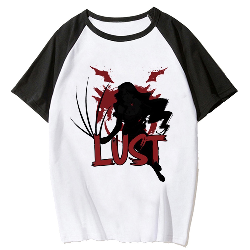 เสื้อยืด-พิมพ์ลายมังงะ-fullmetal-alchemist-สไตล์ญี่ปุ่น-ยุค-2000-สําหรับผู้หญิง