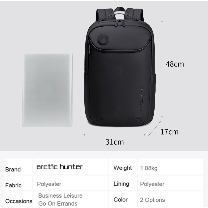 arctic-hunter-b00555-mens-laptop-backpack-casual-backpackกระเป๋าสะพาย-รุ่น-b00555