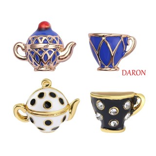 Daron สร้อยคอโซ่ยาว จี้รูปถ้วยชากาแฟ แฮนด์เมด