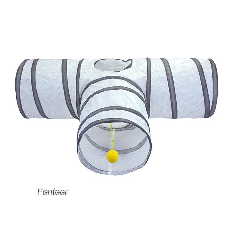 fenteer-อุโมงค์แมว-3-ทาง-พับได้-พร้อมลูกบอลเล่น-สําหรับกระต่าย-ลูกสุนัข-แมว