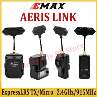 Emax Aeris Link ExpressLRS ELRS Micro TX โมดูล 2.4G 915MHz พร้อมหน้าจอ OLED และพัดลมระบายความร้อน สําหรับโดรนบังคับ
