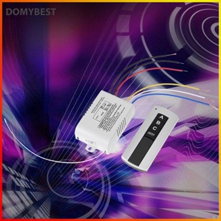 ❤ Domybest สวิตช์รีโมตคอนโทรลดิจิทัลไร้สาย 220V 3 2 1 ช่อง สําหรับโคมไฟ และไฟ HT034
