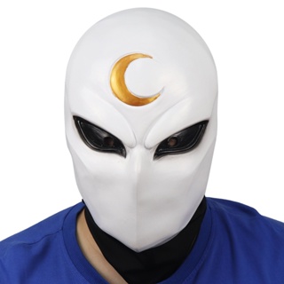 Moon Knight Mask Superhero Marc Spector หน้ากากคอสเพลย์ Pvc สําหรับปาร์ตี้ฮาโลวีน