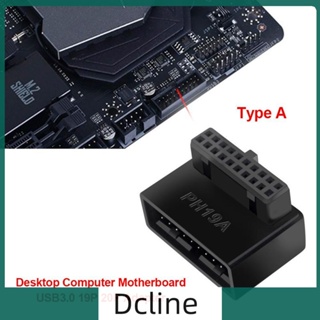 [Dcline.th] อะแดปเตอร์แปลงปลั๊กเสียบ USB 3.0 19P 20P สําหรับเมนบอร์ดคอมพิวเตอร์
