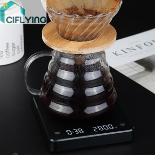 [Ciflys.Th] เครื่องชั่งน้ําหนักกาแฟดิจิทัล หน้าจอ LCD ปิดอัตโนมัติ