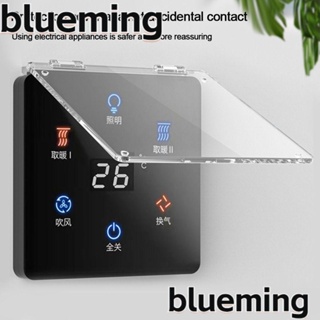 Blueming2 ฝาครอบแผงควบคุมเครื่องปรับอากาศ พร้อมเทปกาวในตัว เพื่อความปลอดภัยของเด็ก ป้องกันหน้าจอสัมผัส LCD ป้องกันการกระเด็น