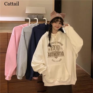 Cattail เสื้อกันหนาว เสื้อฮู้ด New Style Popular ดูสวยงาม ง่ายๆ WWY2390ALB37Z230911