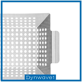 [Dynwave1] ตะแกรงย่างบาร์บีคิว แบบสเตนเลส ไม่ติดผิว สําหรับปิกนิก บาร์บีคิว กลางแจ้ง
