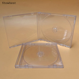 Fbth กล่องพลาสติกใส แบบหนา สําหรับใส่แผ่น CD DVD 1 ชิ้น QDD