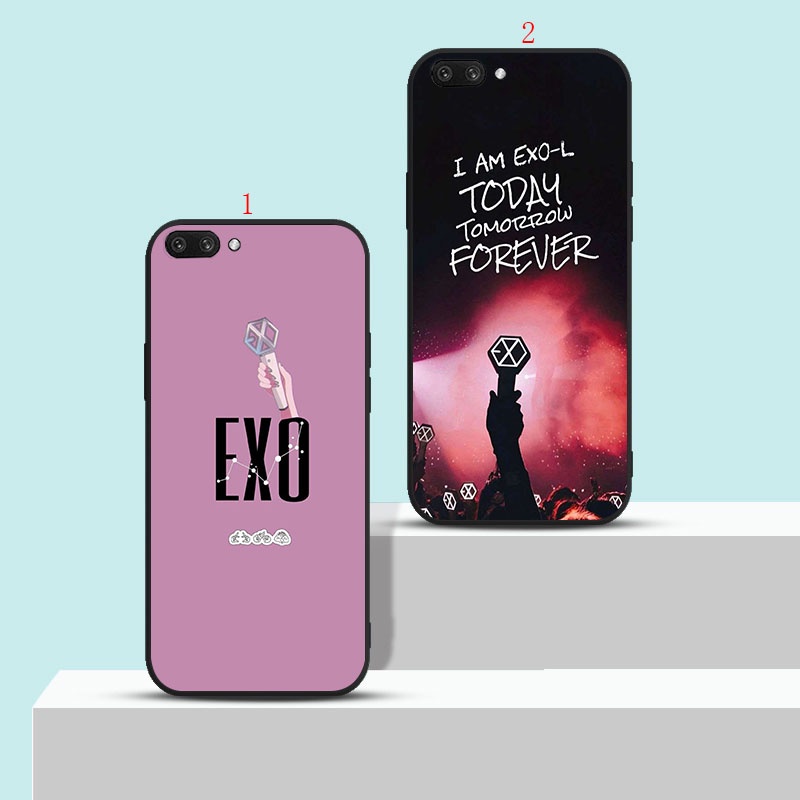 เคสโทรศัพท์มือถือนิ่ม-พิมพ์ลายโลโก้-exo-สีดํา-สําหรับ-redmi-9-6a-7a-8a-9a-9c-h16