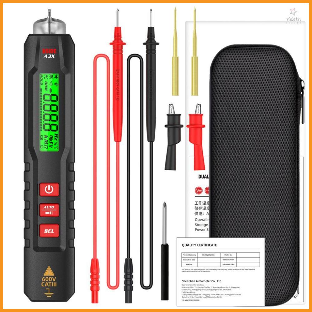 BSIDE Multimeters Portable Tester Pen Type Digital Multimeter Voltmeter