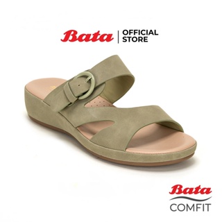 Bata บาจา Comfit รองเท้าเพื่อสุขภาพแบบสวม น้ำหนักเบา รองรับน้ำหนักเท้าได้ดี สำหรับผู้หญิง รุ่น ADRINA สีชมพู 6015017 สีเขียว 6017017
