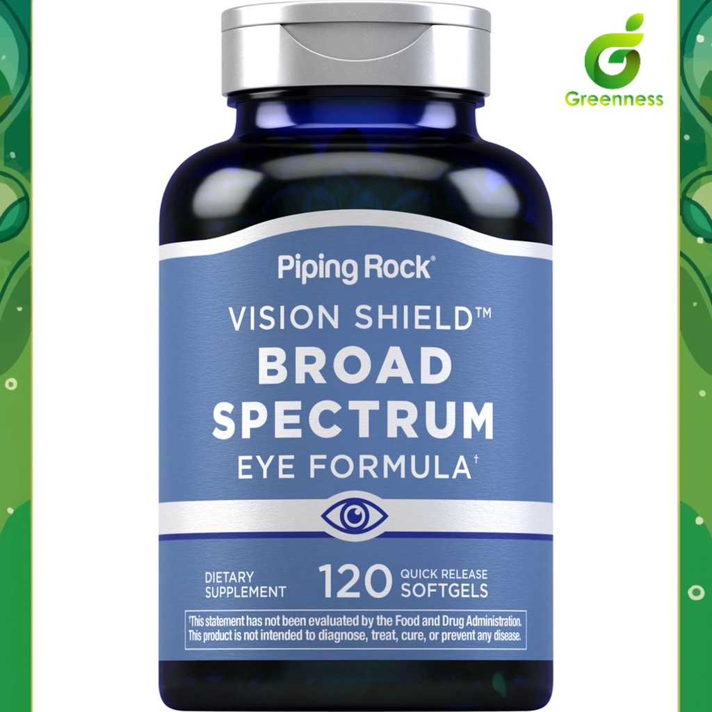 Broad Spectrum Eye Formula (120Softgels) Lutein, Zeaxanthin, Blueberry ...
