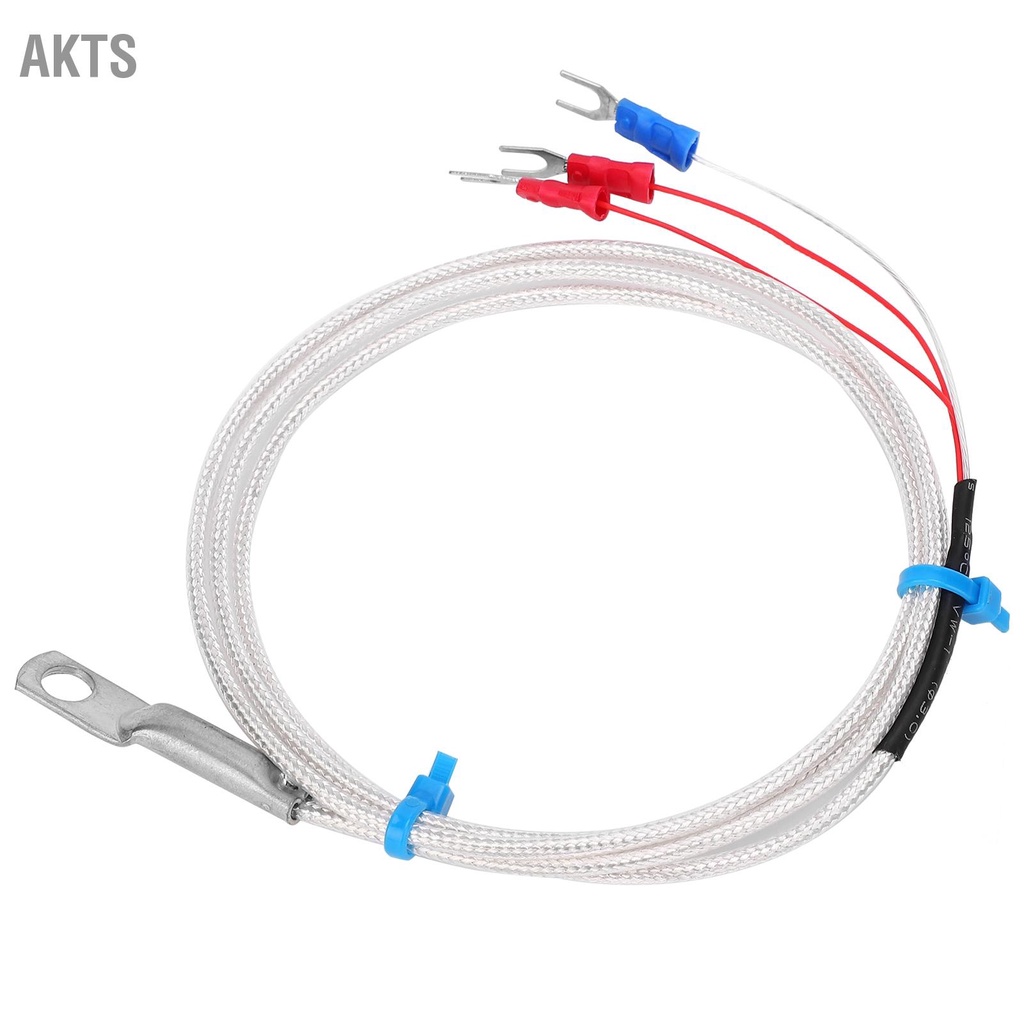 AKTS Temperature Sensor Probe PT100 เทอร์มิสเตอร์วัดอุณหภูมิ Round Hole ...