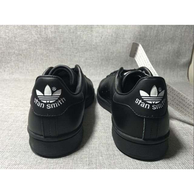 Adidas Originals Stan Smith สมิ ธ แบล็กฮยอนซิลเวอร์ BB5156 มาตรฐานขาวดำ ...