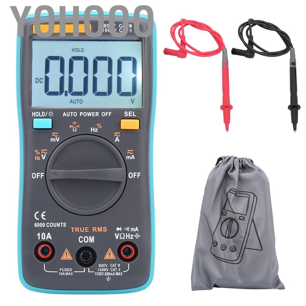Yohooo Digital Multimeter Strong Compatibility Electric Tester Industry ...