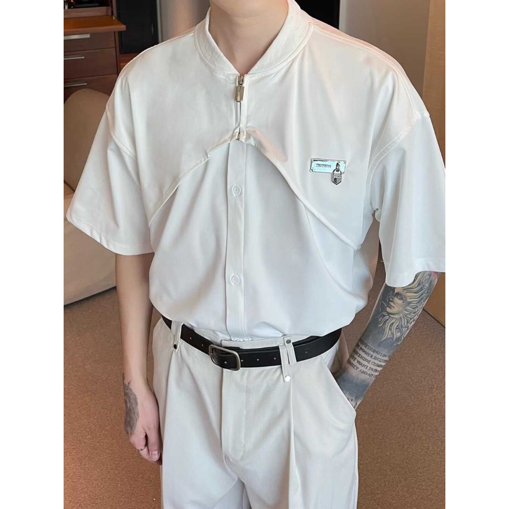 ความรู้สึกการออกแบบ Niche American High Street Ruffian หล่อสตรีทสวมคู่ ...