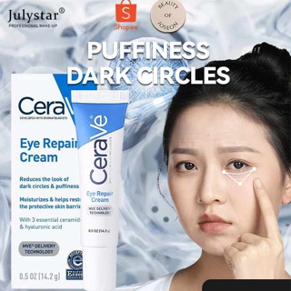 JULYSTAR Cerave Eye Repair Cream สำหรับ Dark Circle &amp; Eyebags Remover Dark Circles &amp; ริ้วรอยครีมกำจัด