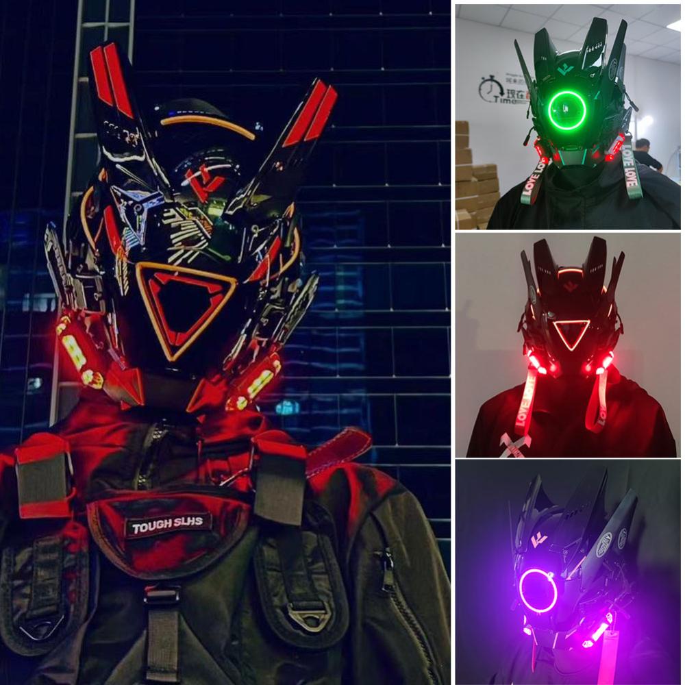 dreamforest-หมวกกันน็อค-cyberpunk-มีไฟ-led-เรืองแสง-สําหรับเทศกาลดนตรี-f3t1
