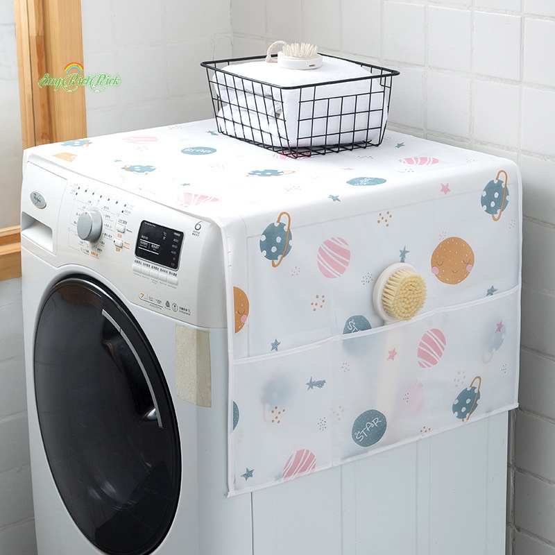 erck-gt-ผ้าคลุมตู้เย็น-กันฝุ่น-พร้อมถุงเก็บ-อเนกประสงค์-ซักล้างได้-ตู้เครื่องซักผ้า-ในครัวเรือน-ใหม่