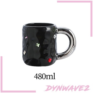 [Dynwave2] แก้วกาแฟเซรามิค ของขวัญวันเกิด สําหรับหอพัก ออฟฟิศ นม น้ําผลไม้ อาหารเช้า วันวาเลนไทน์