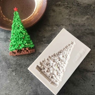 แม่พิมพ์ซิลิโคนเรซิ่น อีพ็อกซี่ รูปต้นคริสต์มาส สําหรับทําเค้ก เบเกอรี่ DIY