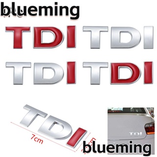 Blueming2 สติกเกอร์โครเมี่ยม ลายตราสัญลักษณ์ DIY สําหรับติดฝากระโปรงหลังรถยนต์
