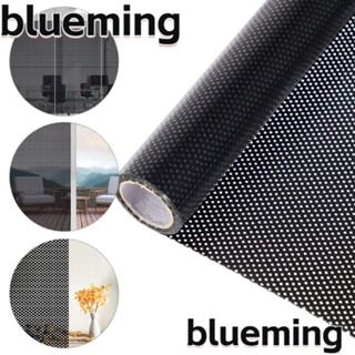 Blueming2 สติกเกอร์ฟิล์มตาข่าย กันแดด สําหรับติดหน้าต่างห้องมืด