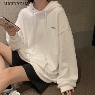 LUCIDREAM เสื้อกันหนาว เสื้อฮู้ด สบาย Popular ง่ายๆ unique WWY2390AKN37Z230911