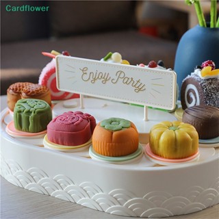 &lt;Cardflower&gt; ถาดหมุนอัตโนมัติ 360 องศา สําหรับวางซูชิ คัพเค้ก มาการอง ขนมหวาน งานแต่งงาน งานเลี้ยงวันเกิด ลดราคา