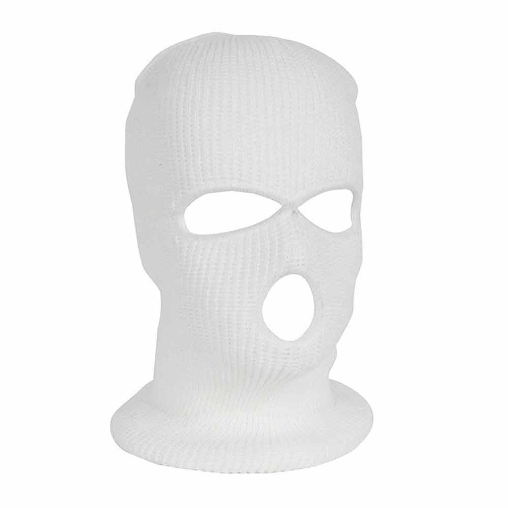 3 Hole Mask Ski Mask Knit Skull Mask Hood Beanie Balaclava | Shopee ...