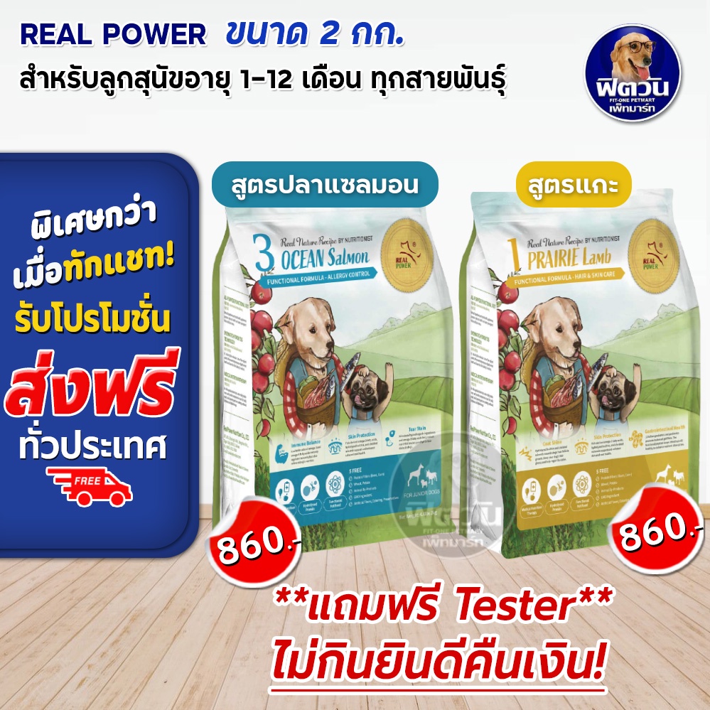 real-power-อาหารเม็ดสำหรับลูกสุนัขอายุ-1-12-เดือน-ขนาด-2-กก