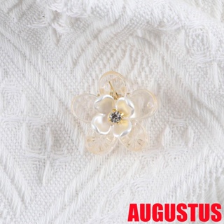 Augustus กิ๊บติดผมรูปปูประดับไรน์สโตนสไตล์เกาหลีสําหรับผู้หญิง