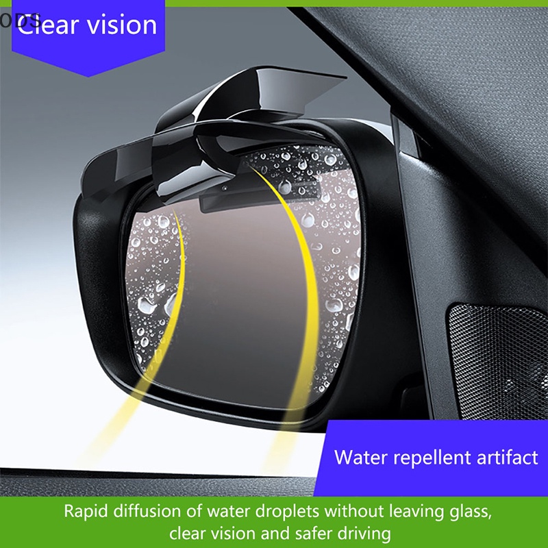 ods-กระจกมองหลังรถยนต์-กันฝน-คิ้ว-กันน้ํา-2-ชิ้น-od