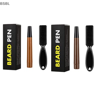 Bsbl ปากกาเครา กันน้ํา ฟิลเลอร์เครา และแปรงเครา สี่ง่าม ปากกาเครา ซ่อมแซมหนวดเครา เครื่องมือระบายสี BL