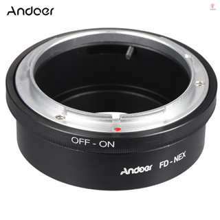 Andoer FD-NEX Lens Adapter - Seamlessly Attach Canon FD Lens to  NEX E Mount Camera Body for Superior Imaging