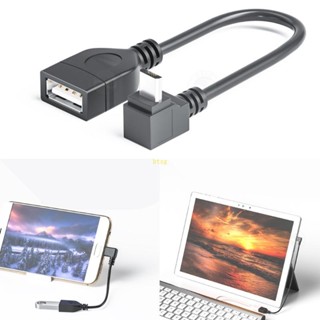 Bt สายเคเบิล Micro USB ตัวผู้ 25 ซม. เป็นตัวเมีย USB2 0 OTG สําหรับอ่านการ์ด คีย์บอร์ด