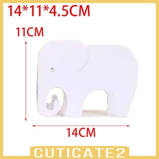 [Cuticate2] ที่วางผ้าเช็ดปาก โลหะ รูปช้าง สําหรับห้องรับประทานอาหาร