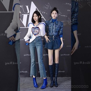 เสื้อกันหนาว ผ้าถัก คอปก ฉลุลายหัวใจ สีคอนทราสต์ แบบสวมหัว เอวสูง ทรงสลิมฟิต