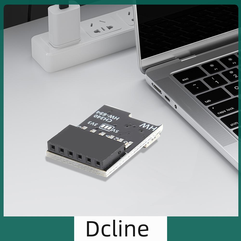 dcline-th-โมดูลอะแดปเตอร์แปลง-usb-เป็นพอร์ตอนุกรม-ttl-lvttl-ch340g