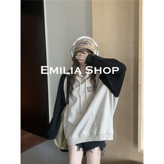 EMILIA SHOP เสื้อกันหนาว เสื้อฮู้ด New Style Fashion casual สบายๆ A98J6EU37Z230911