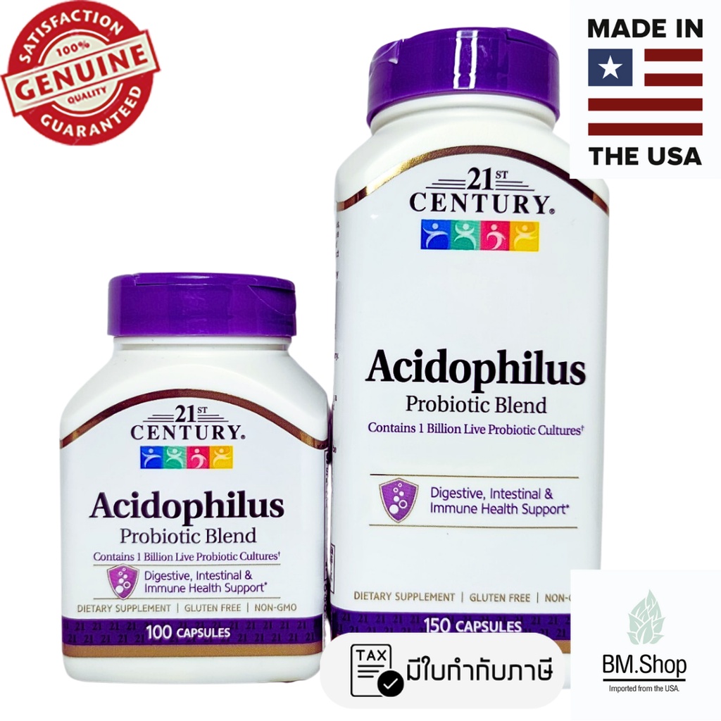 21st Century, Acidophilus Probiotic Blend | Shopee Thailand