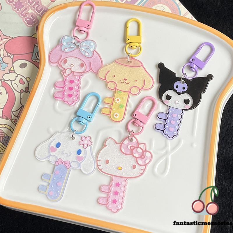 พวงกุญแจ-จี้การ์ตูน-sanrio-macaron-น่ารัก-สําหรับกระเป๋านักเรียน