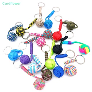 &lt;Cardflower&gt; พวงกุญแจเชือกร่มชูชีพ ลายลิง กําปั้น 1 ชิ้น ลดราคา