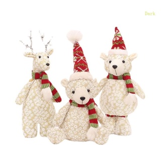 ตุ๊กตาหมีน่ารัก แฮนด์เมด สําหรับตกแต่งบ้าน เทศกาลคริสต์มาส
