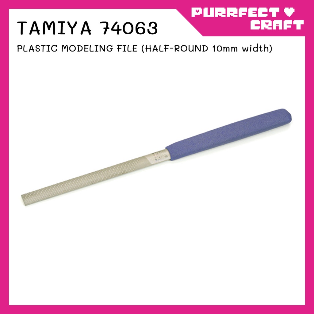 TAMIYA 74063 Plastic Modeling File (Half-Round 10mm Width) | Shopee ...