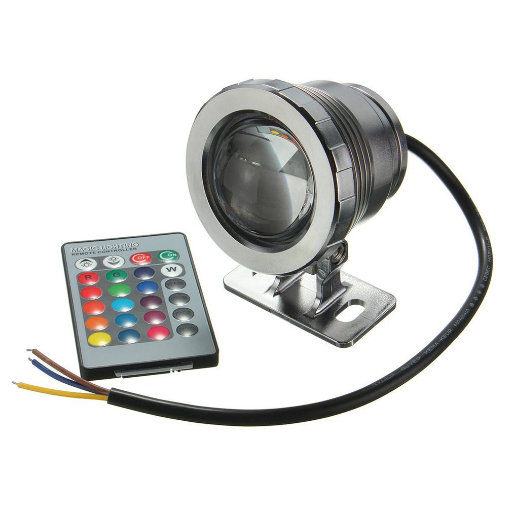 【bestfy】Waterproof 10W RGB LED Light Fountain Pool Pond Spotlight ...