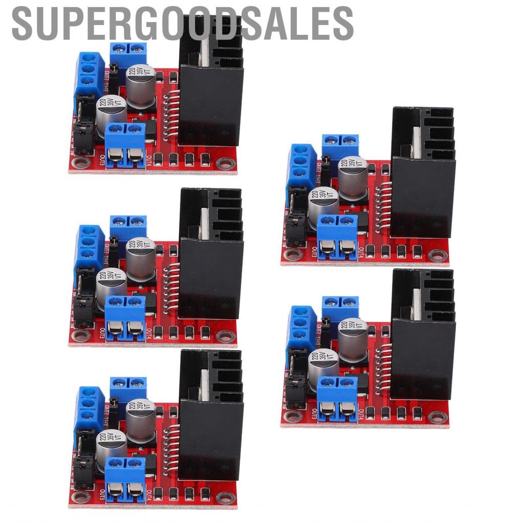 Supergoodsales 5Pcs Motor Driver Controller Bridge Board L298N For ...